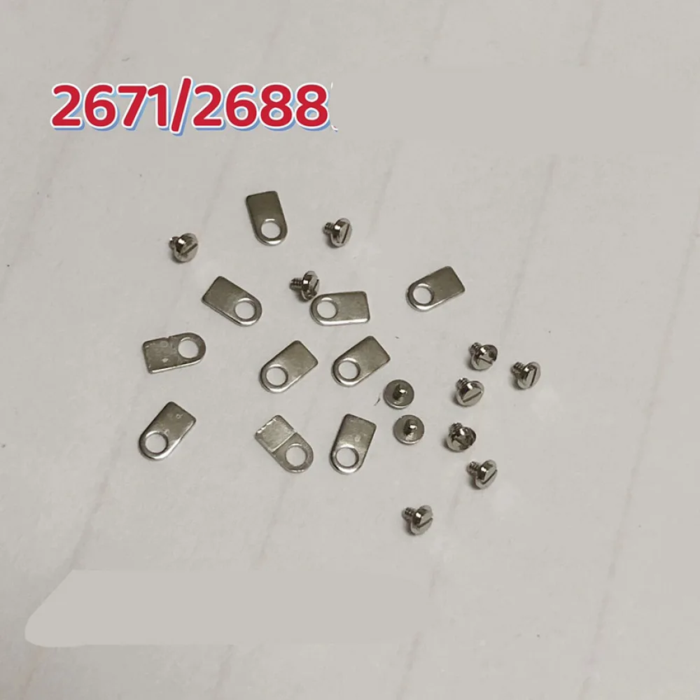 

10pair Watch Movement Screws / Washer For 2892 7750, 2671 9015 8200 Fixed Machine Screws Locking Plates Replacement Parts