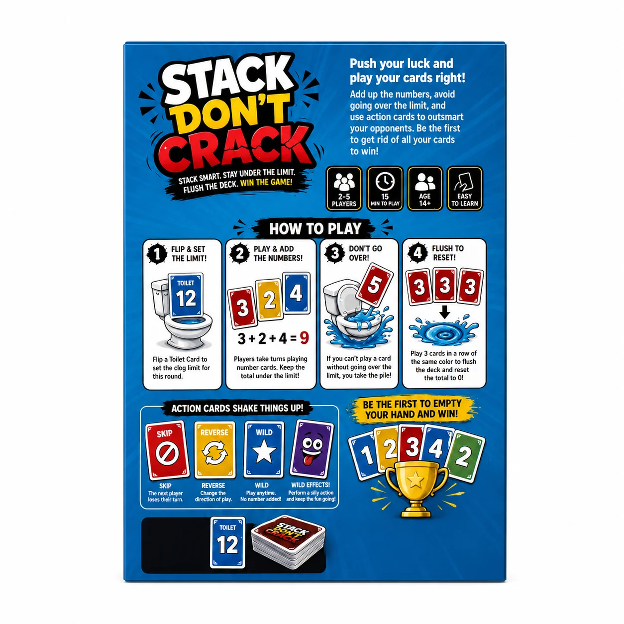 STACK DONT CRACK Gioco di cart - Party Games Using Cards recensione e prezzo