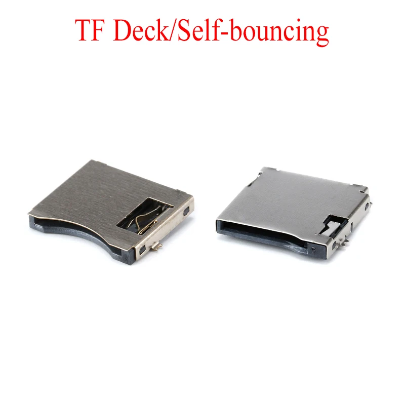 10PCS TF Deck Card Holder Mobile Phone Memory Card Holder With Self-bouncing Body Card Slot Card Holder