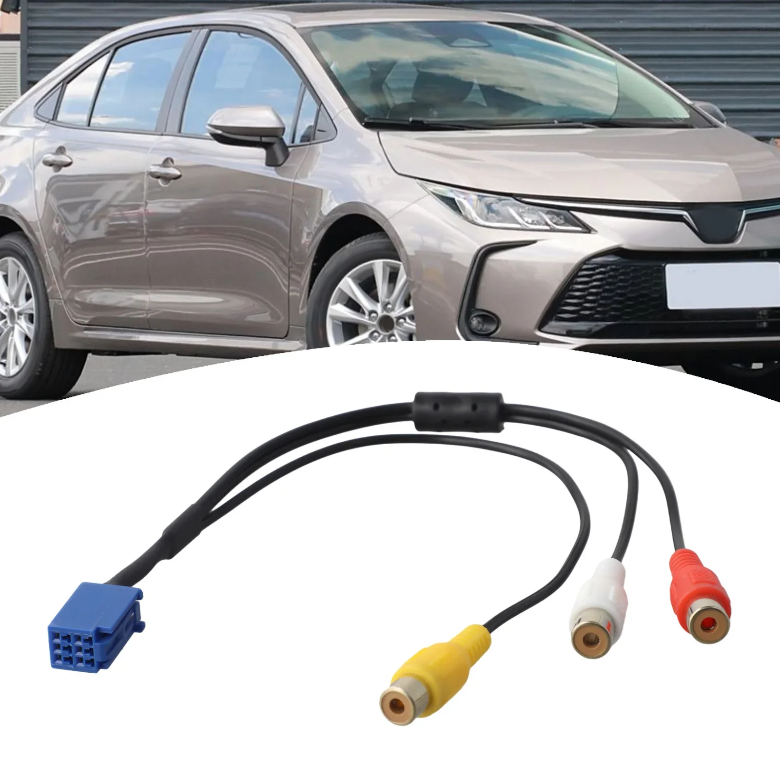6 Pin Connector VTR Cable Reliable Performance ABS Construction Wear-resistant Material Easy Installation For Toyota