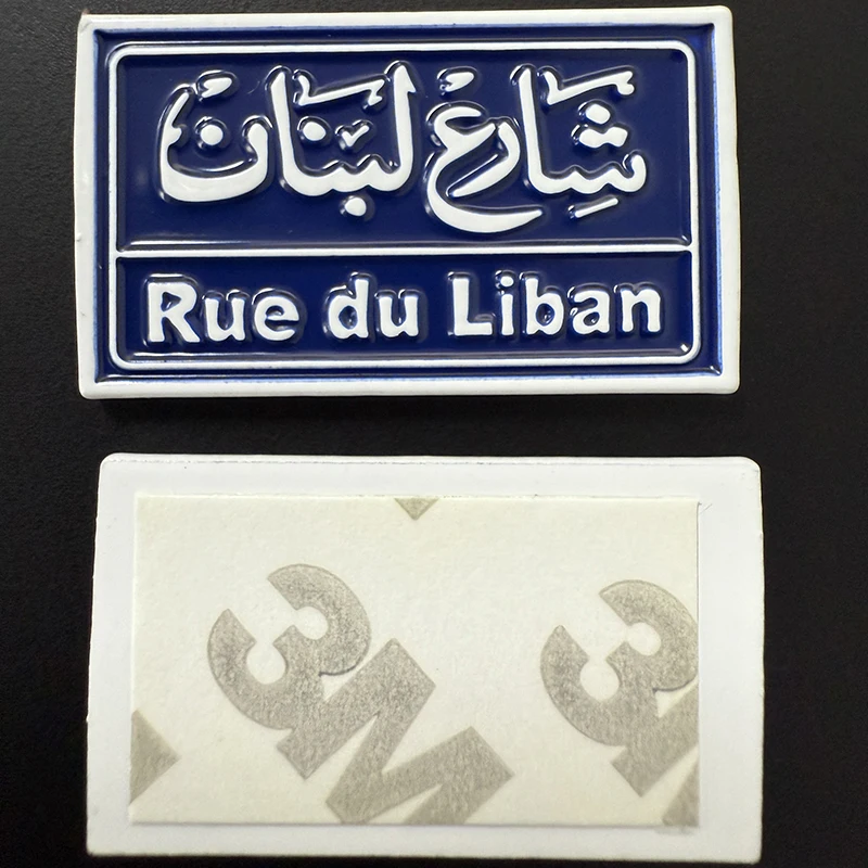 Rue Du Lian Mobile Phone 3M Sticker Badge Metal Pin Broooches Pins