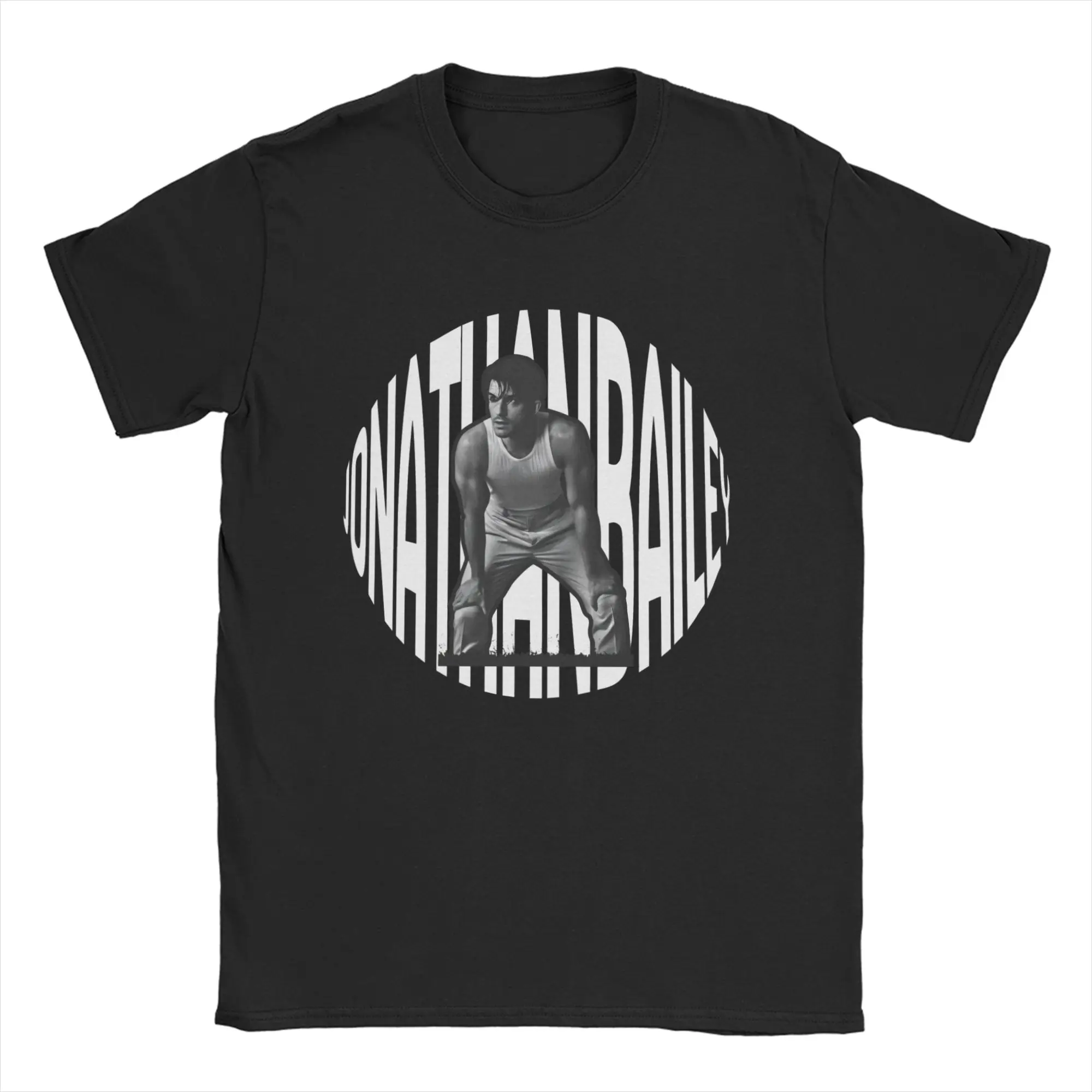 Vintage Jonathan Bailey  T-Shirt Men Crew Neck 100% Cotton T Shirt  Short Sleeve Tee Shirt Adult Tops