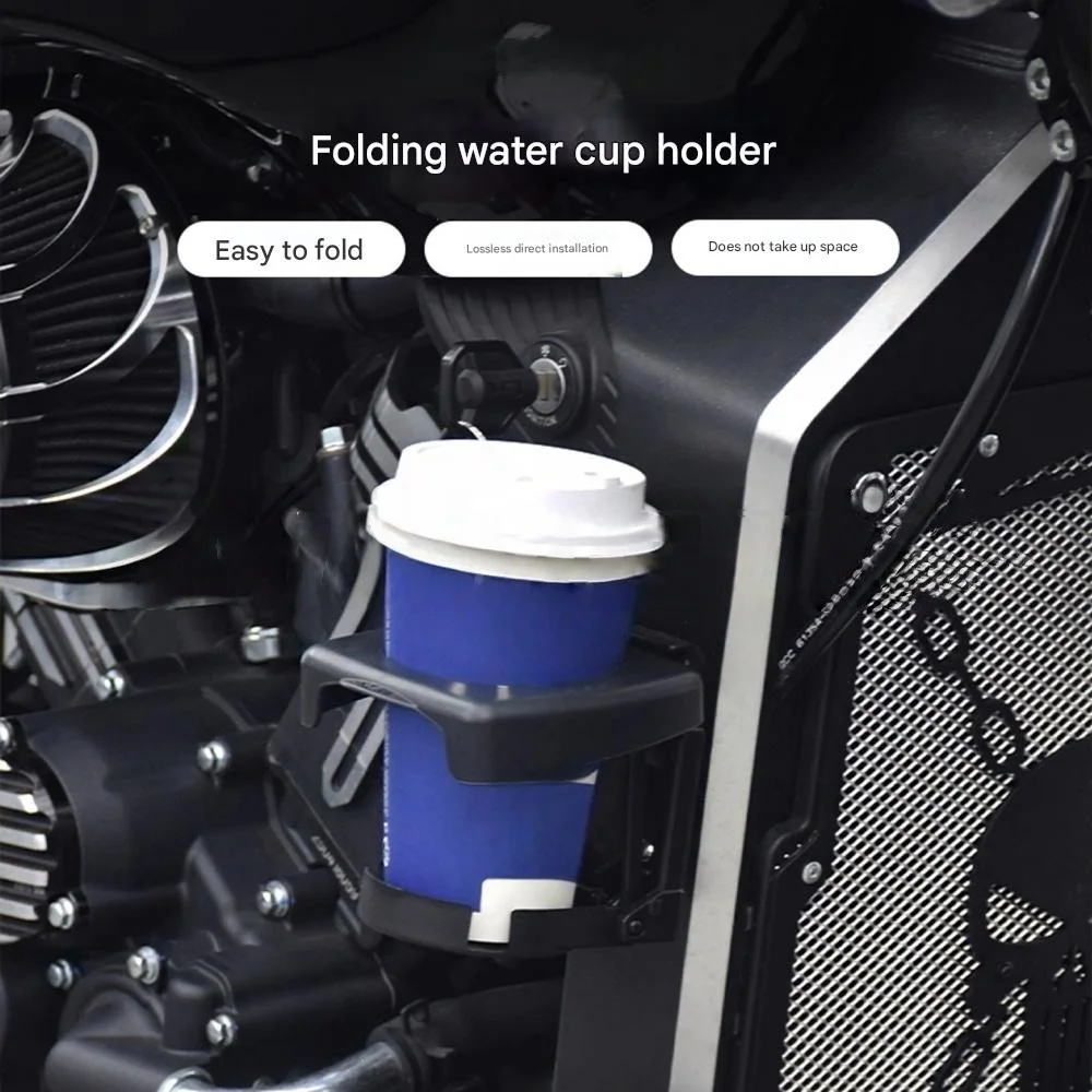 For Fit GAOKIN THOR 650 Stainless Steel Foldable Water Cup Holder