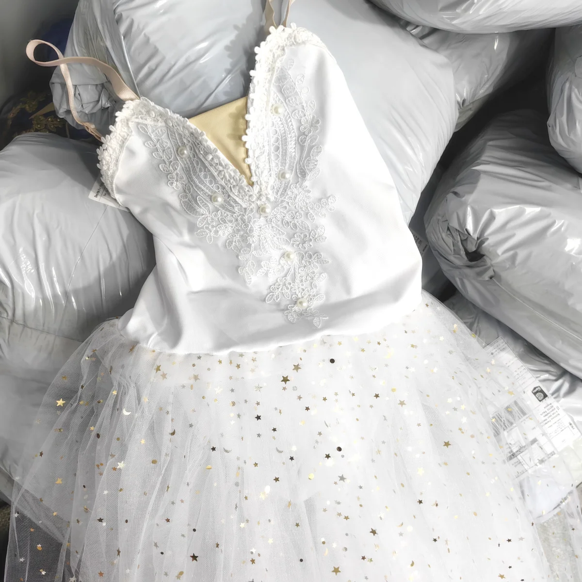 Neues Ballettkleid für Mädchen, Schulgruppe, Performance-Kleid für Kinder, Prinzessinnenkleid