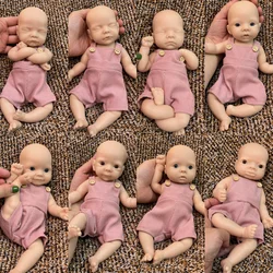 28CM Unpainted Silicone Girls Whole Body Soft Solid Silicone 8 Styles Newborn Baby Dolls Toys For Gifts Reborn Corpo De Silicone