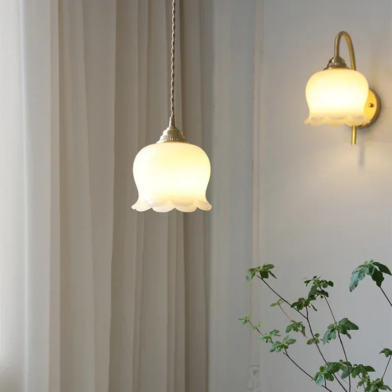 Exquisite Retro Pendant Lights Entrance Hallway Bedroom Pendant Lamps