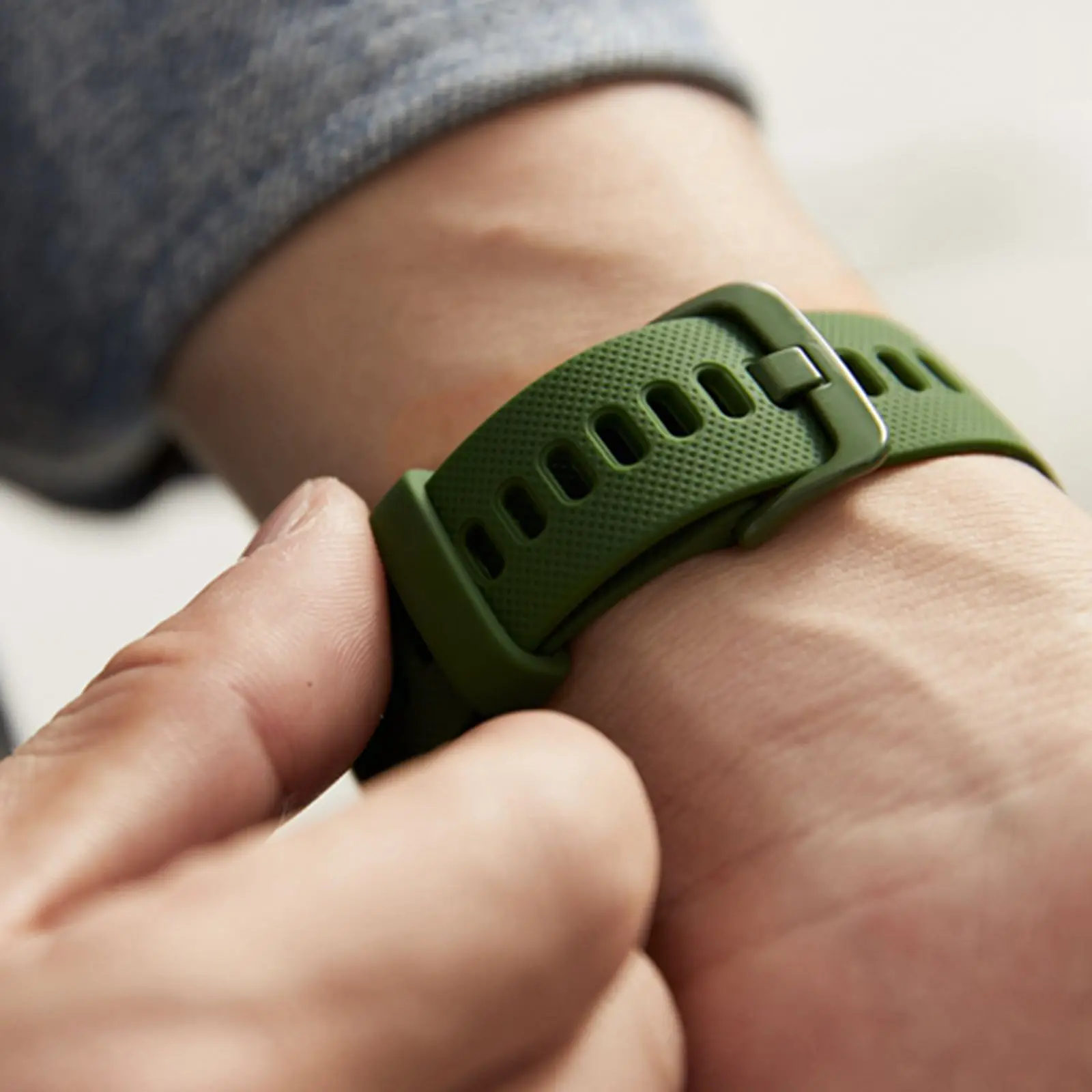 남성용 애플 워치 밴드 실리콘 루프, 아이워치 스트랩 고무