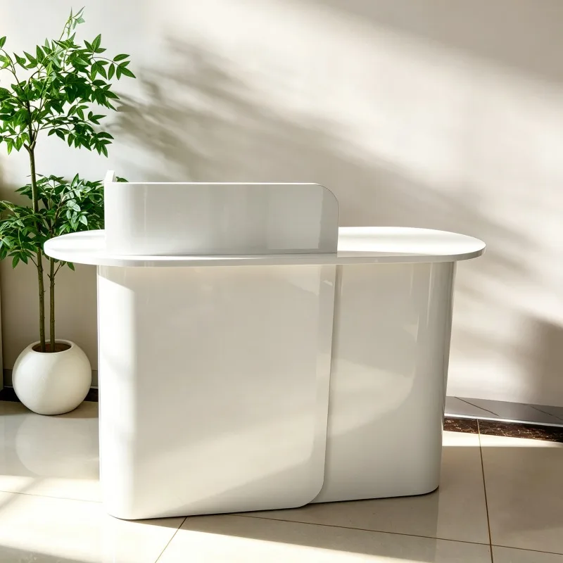 Company front desk reception desk minimalist front desk beauty salon counter cash register welcome table education institution s
