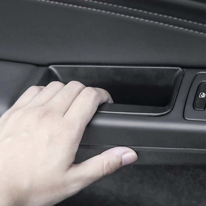 ل Volkswagen VW Golf 8 Mk8 2019 ~ 2025 أشتات الباب الأمامي الخلفي للسيارة ترتيب الطبقات طقم صينية مسند الذراع صندوق صندوق تخزين الملحقات #6