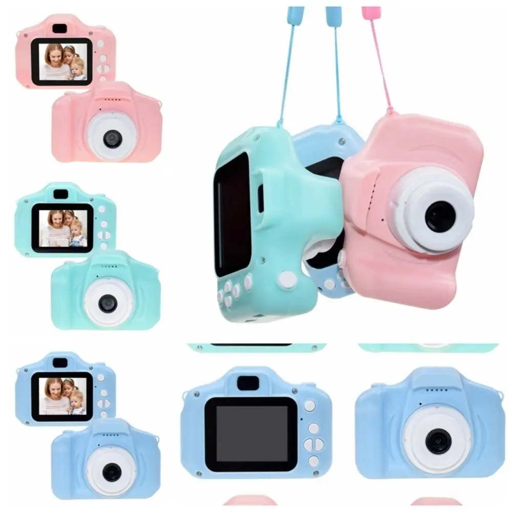 Video Camera Kids Digital Camera Vintage 8 Million Pixel Mini Camera Kids HD Screen Cartoon Children Cartoon Camera Toy Gifts