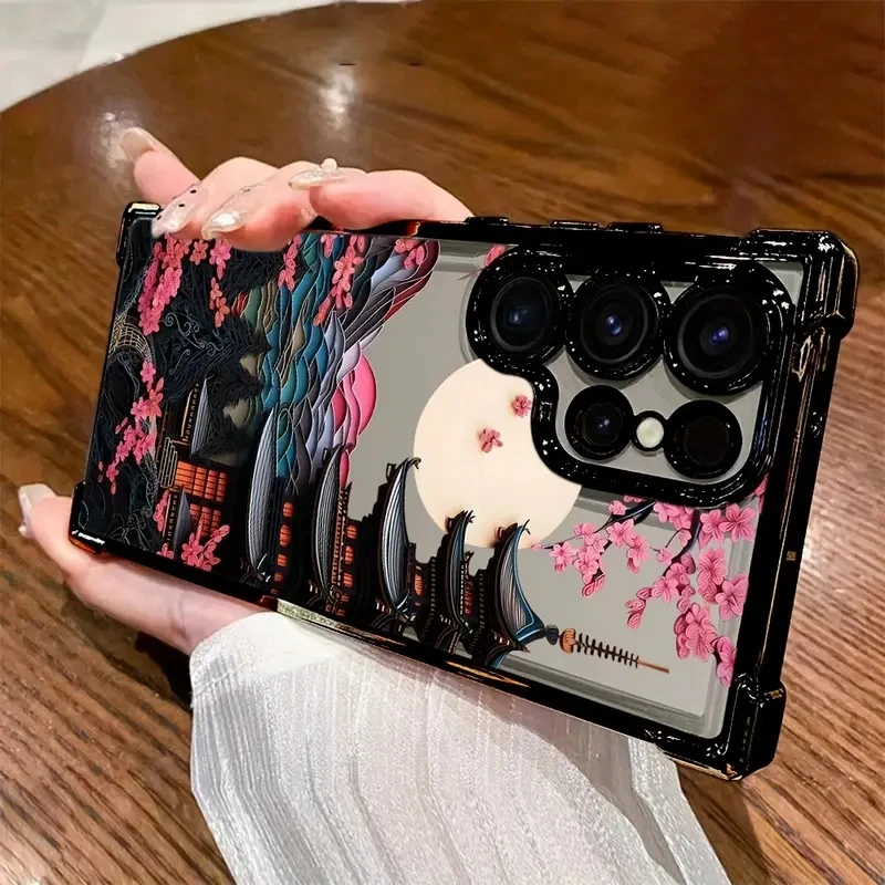 حافظة لهاتف سامسونج جالاكسي S25 S24 Ultra S23 S22 Plus S21FE A56 A55 A54 A53 A35 A52