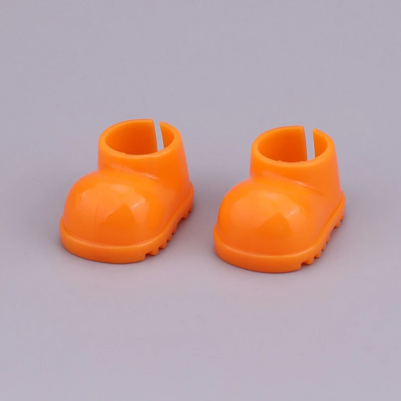 15/17Cm Pop Schoenen Plastic Mini Schoenen Voor Poppen Mini Vinger Schoenen Kleding Accessoire Voor 6.9 Inch poppenhuis Speelgoed Willekeurige