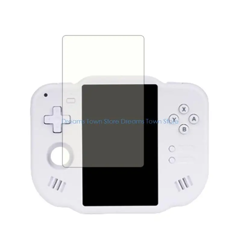 HX6A Shock Absorbing Full Screen Coverage 9H Tempered Glass Screen Protector for AMPOWN 40 Foldable Gaming System