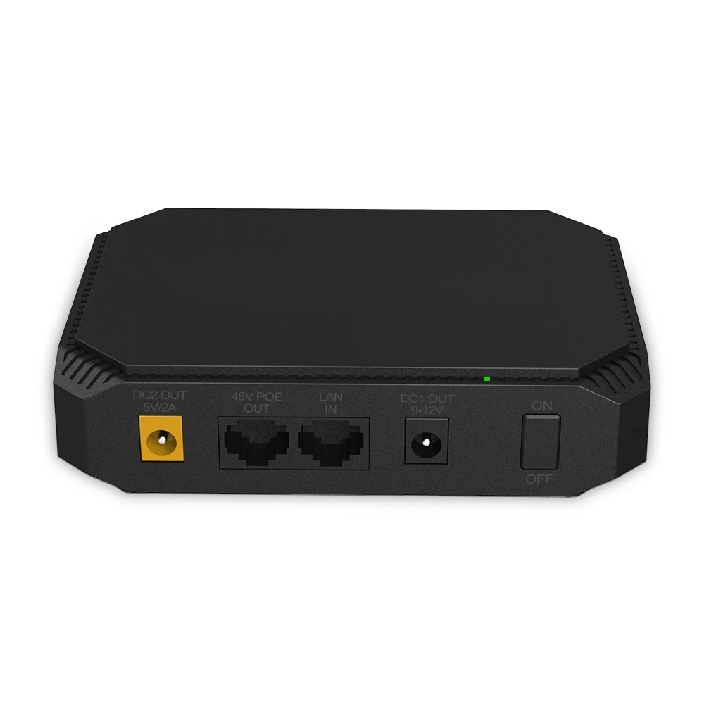 

OUTPUT POE 48V/0.3A 2600mah Online Mini Ups Uninterruptible Power Supply with Lithium Ion Battery