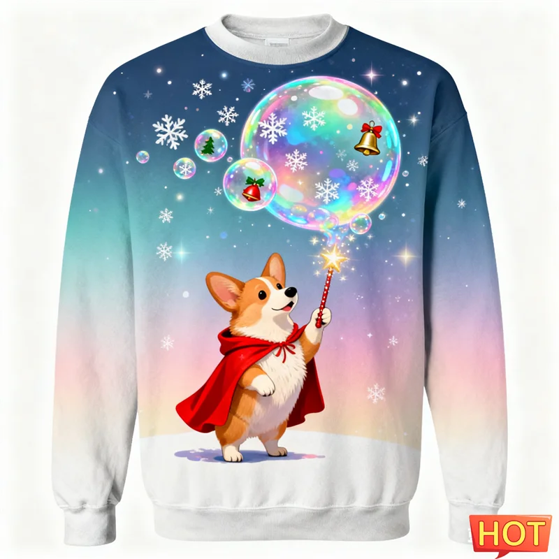 Thumbnail 2 - #37 Latest Mens Print Graphic Sweaters Offers