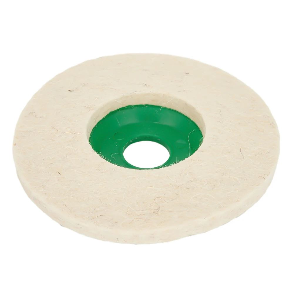 

5in/125mm Wool Polishing Wheel Buffing Pad Angle-Grinder Wheel Felt Polishing Pad Discs For Metal Marble Glass Ceramic Polishing