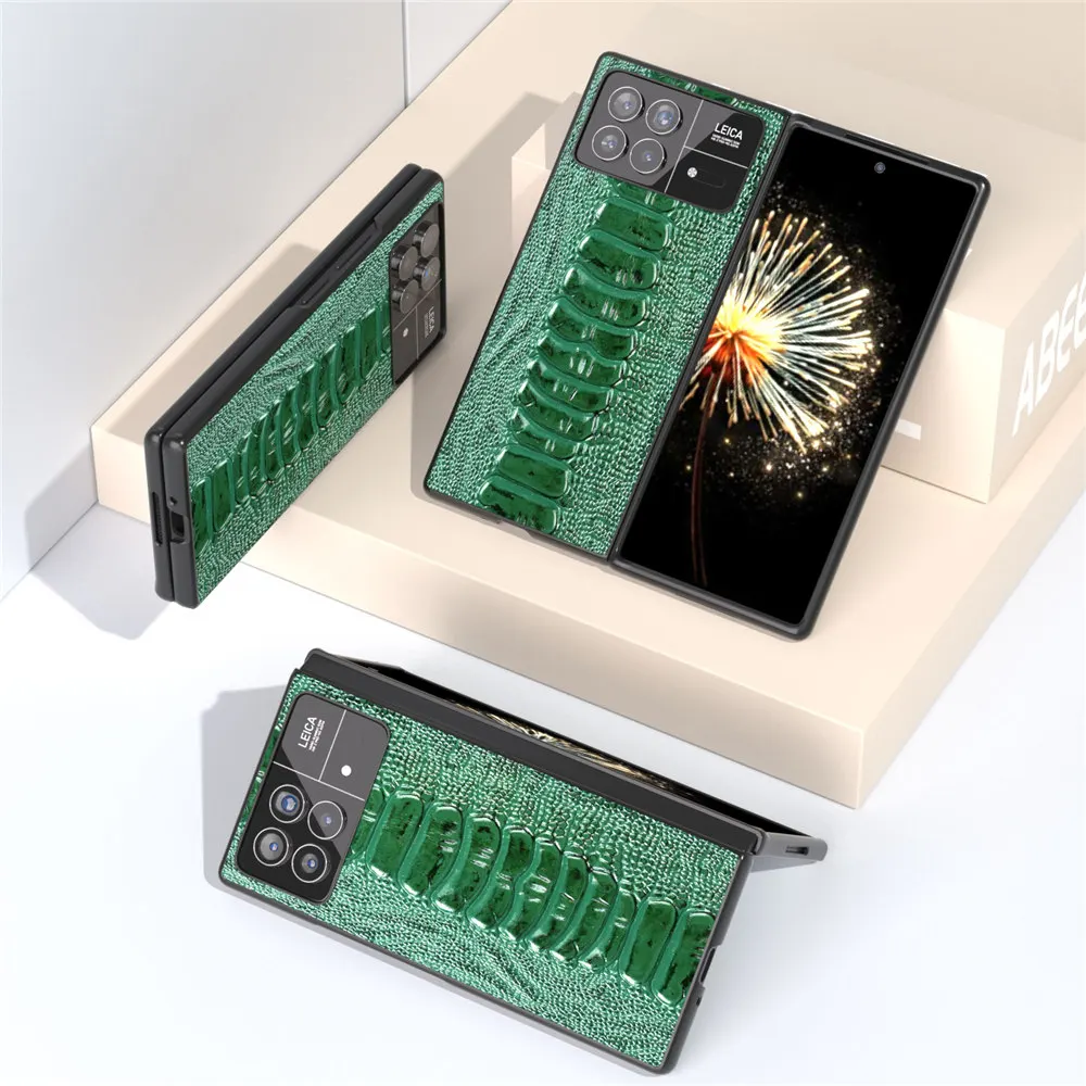 Abeel-本革のスリムケース,オリジナルのXiaomiダチョウのフットアーマー,完全なカバー,3, 2