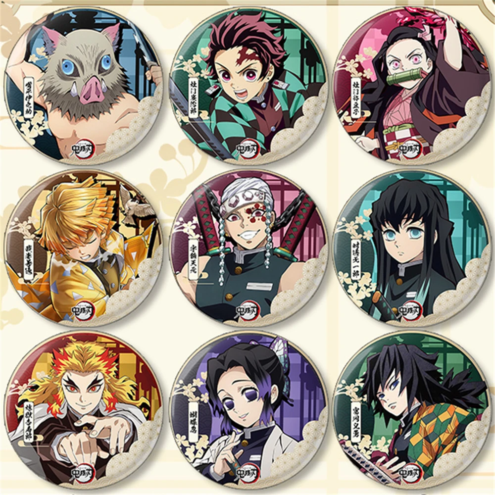 58 мм аниме Demon Slayer Kimetsu no Yaiba Kamado Tanjirou Tokitou Muichirou Косплей Костюм Значок Pin SPTE Жесть Брошь Подарок 58 мм аниме Demon Slayer Kimetsu no Yaiba Kamado Tanjirou Tokitou Muichirou Косплей Костюм Значок Pin SPTE Жесть Брошь Подарок