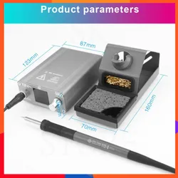 Estación de soldadura profesional inteligente de temperatura constante T12-X para reparación de PCB, herramientas de reparación de soldadura de placa de teléfono móvil OSS