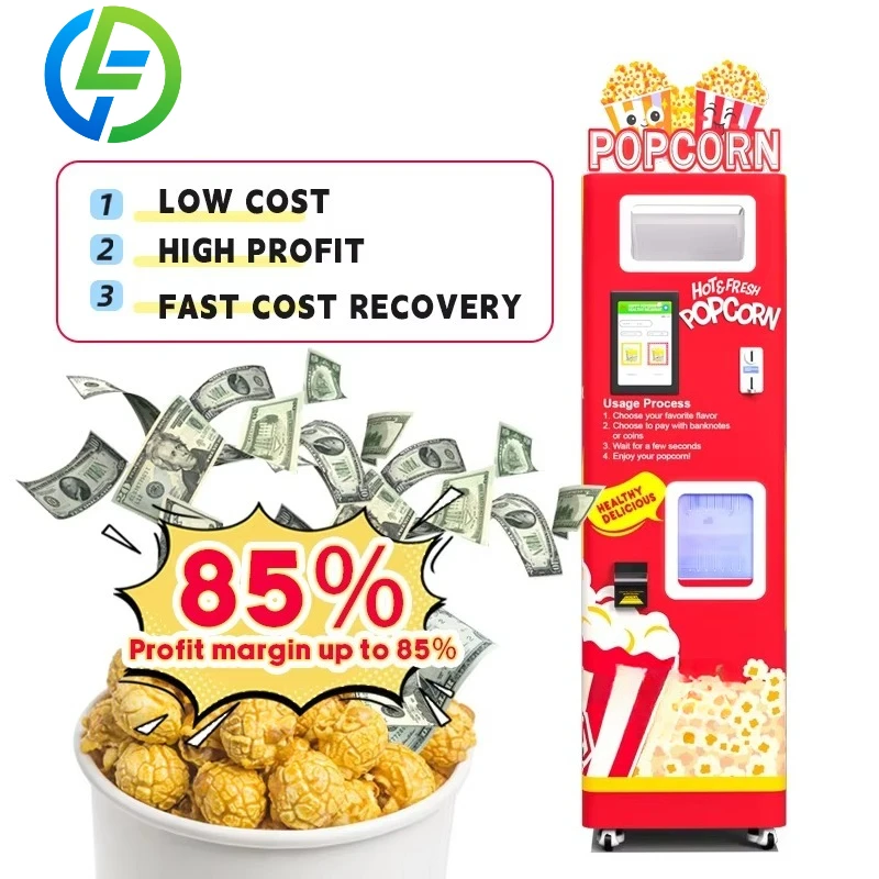 Nuova Macchina Automatica per Popcorn a 2 Gusti Personalizzata in Vendita