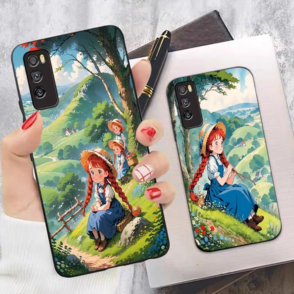 Cartoon Anne of Green Gables Phone Case For Huawei Mate 10 20 30 40 50 lite pro Nova 3 3i 5 6 SE 7 pro 7SE