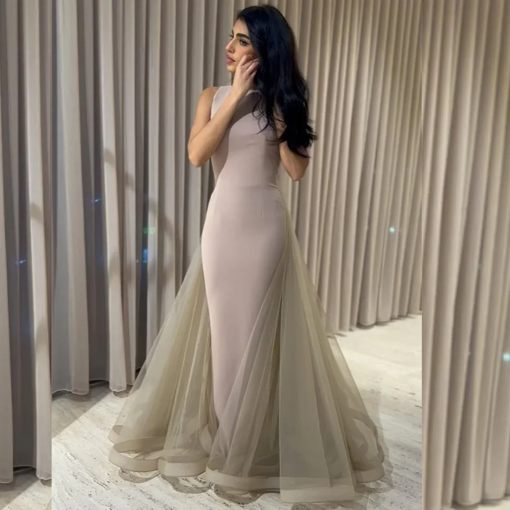 Noite árabe vestidos de noite elegantes até o chão vestidos de festa sereia vestidos de baile personalizados luxuosos فسات intellimavera