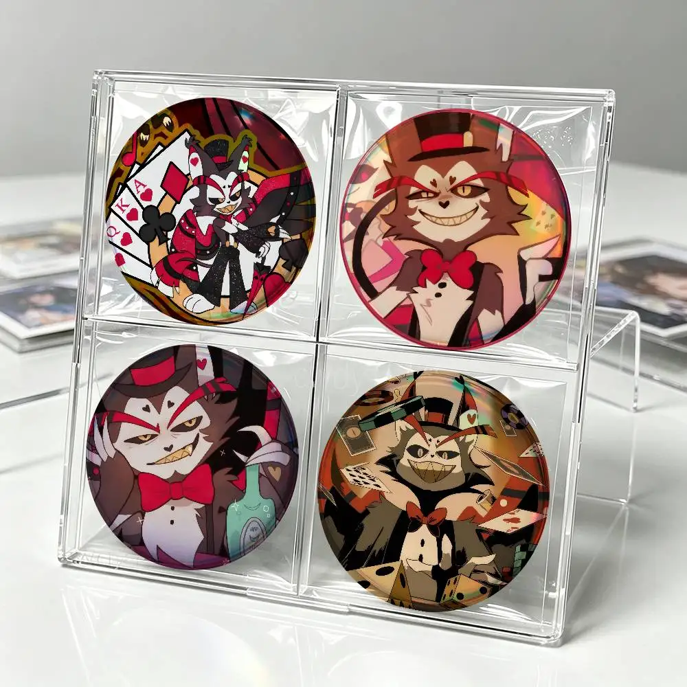 Anime Bartender Cat Husk  Button Pins Cute Manhwa Coin Brooch DIY Backpack Clothing Decor Badge Jewelry Accessories Gifts