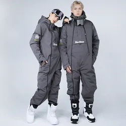 Outdoor Skipak Mannen Vrouwen Fietsen En Skiën Jumpsuit Skipak Multifunctioneel Pak Skisneeuwpak Waterdicht Verdikt Warm