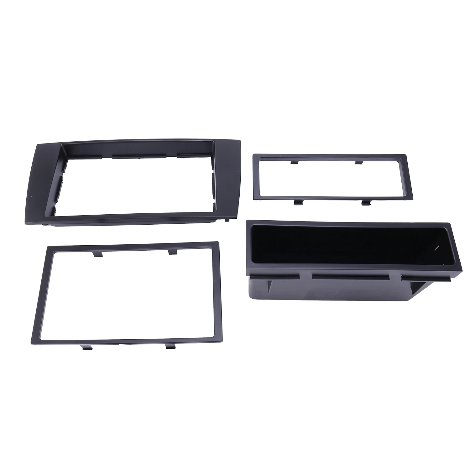 Fascia Face Frame Placa, Rádio DVD CD Stereo Painel Kit Traço, 2 Din Guarnição, Jaguar X Tipo S 2002-2008