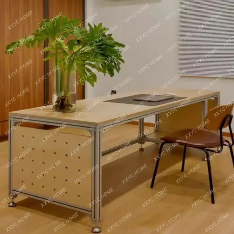 XX Aluminum Profile Conference Table Creative Ocean Board Desk Birch Boss Table Manager Workbench