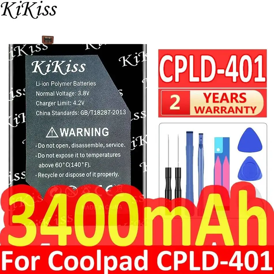 

Reliable Power Supply 3400mAh Fast Charging For Coolpad Cpld-401 Mobile Phone Battery