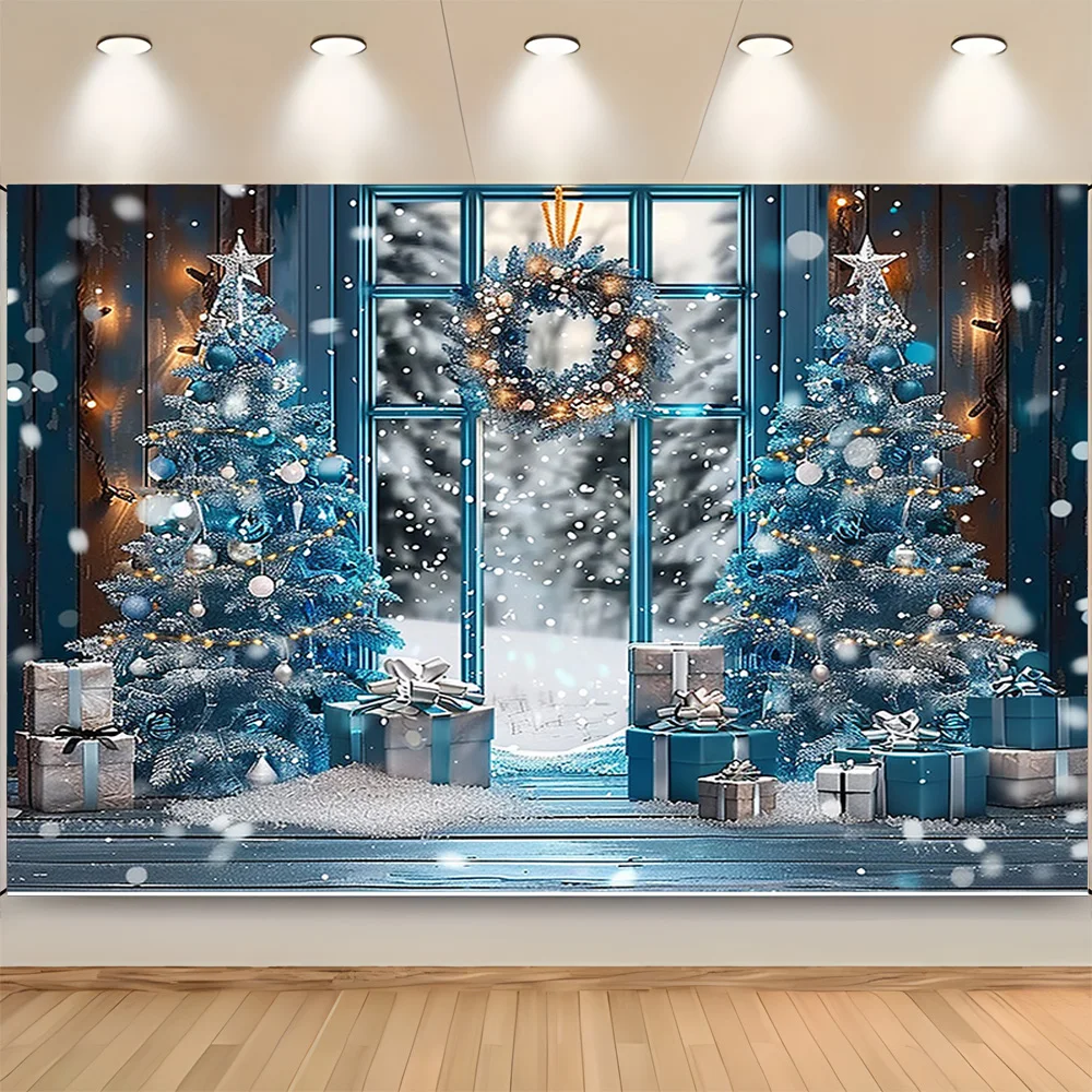 New Year Christmas Day Festival Photography Backdrop Fireplace Winter Living Room Gift Holiday Photo Studio Background RS-29