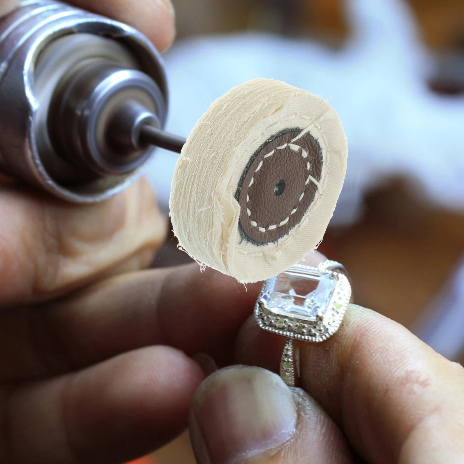 

3pcs Polishing Cloth Wheel Buffing Kit Drill Wheels Pad Grinder Nail Polisher Jewelry Tool Metal Surface Cleaning