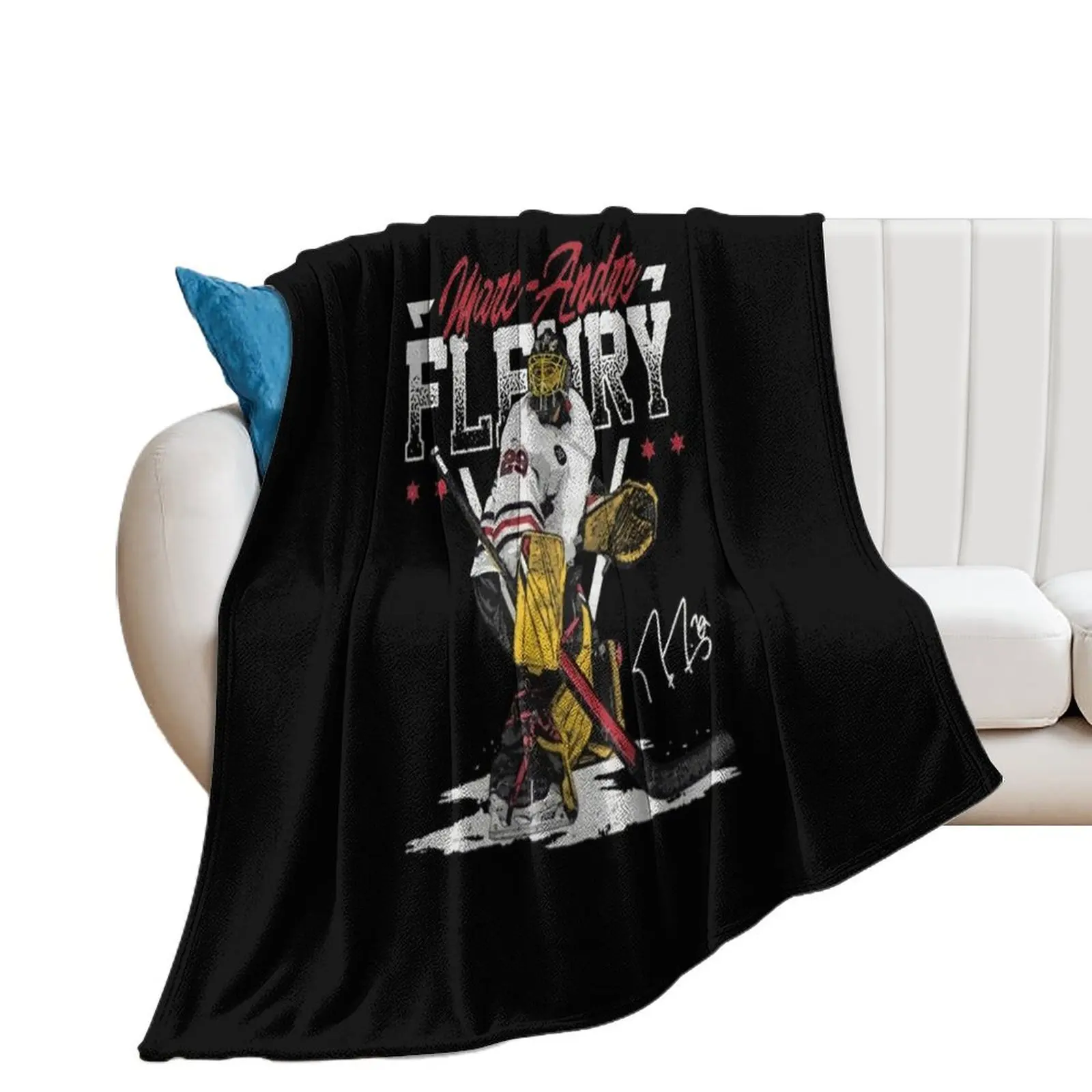 Marc-Andr?? Fleury Throw Blanket manga Decoratives Heavy Retros Blankets