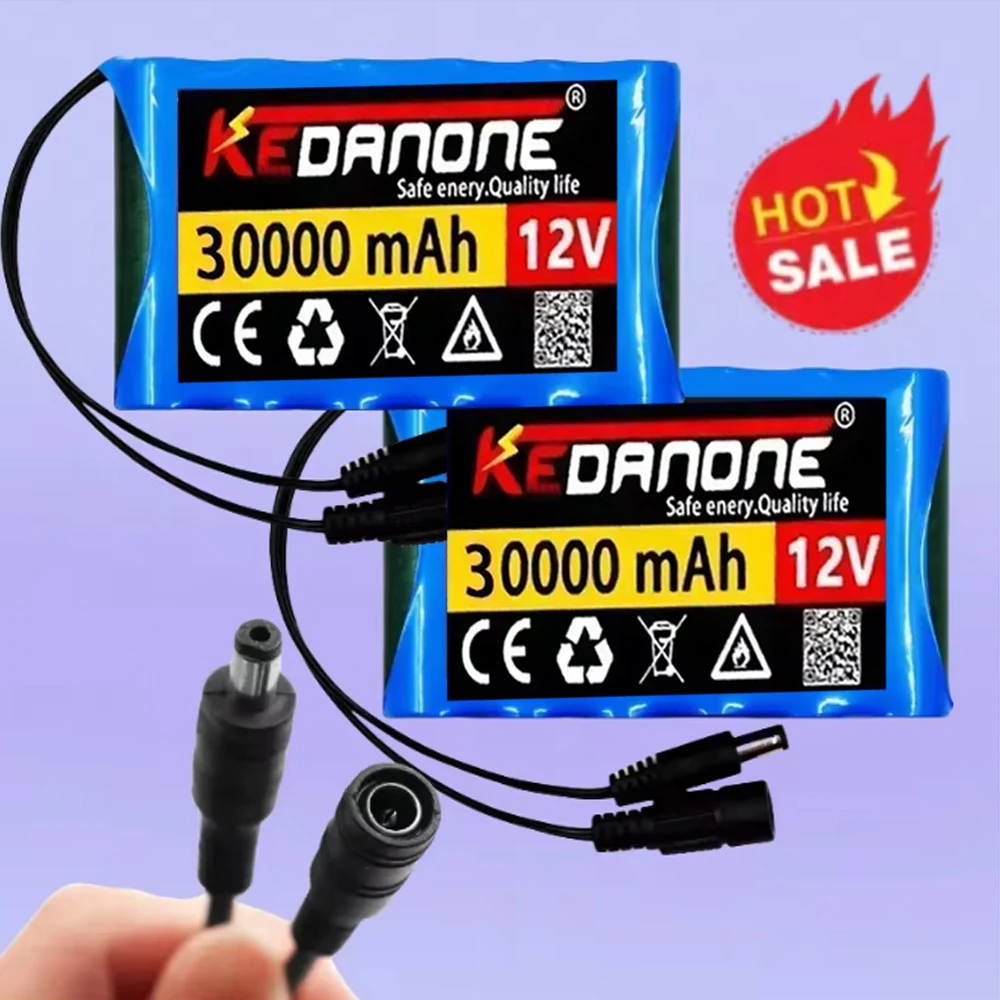 

N3S2P 12V 30000mAh 30Ah Li-ion Battery Rechargeable with BMS Lithium Battery Pack with Built-in Protection Board And Charger