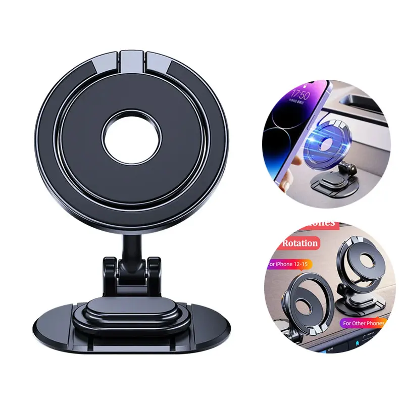 720° Rotation Car Magnetic Phone Holder GPS Stand For Magsafe iPhone 17 16 15 14 13 12 Pro Max Mount Magnet Cellphone Bracket
