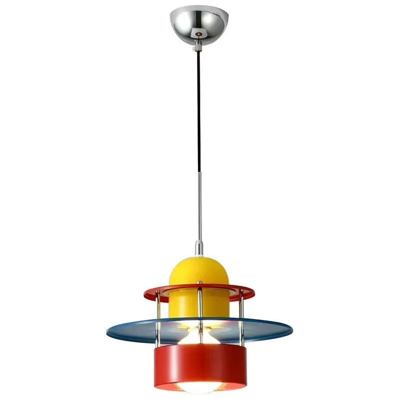 Memphis color bedroom bedside decorative lights simple creative restaurant lights Nordic entrance chandelier