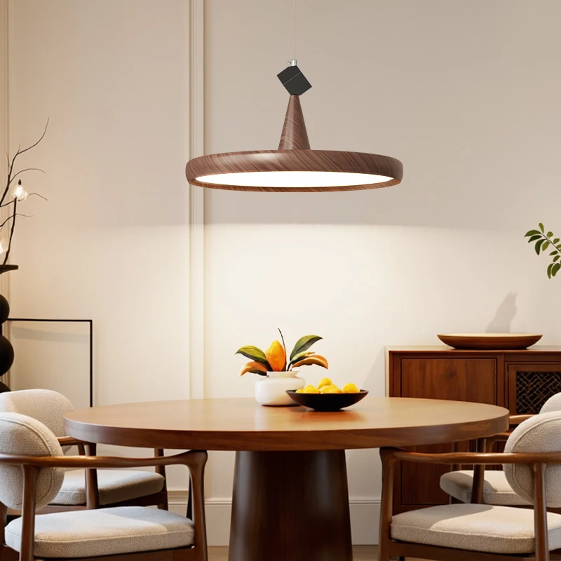 Used Style Living Room Led Pendant Lights Cone Dining Room Chandelier Full Spectrum Eye Care Dining Room Lights Lampara Techo