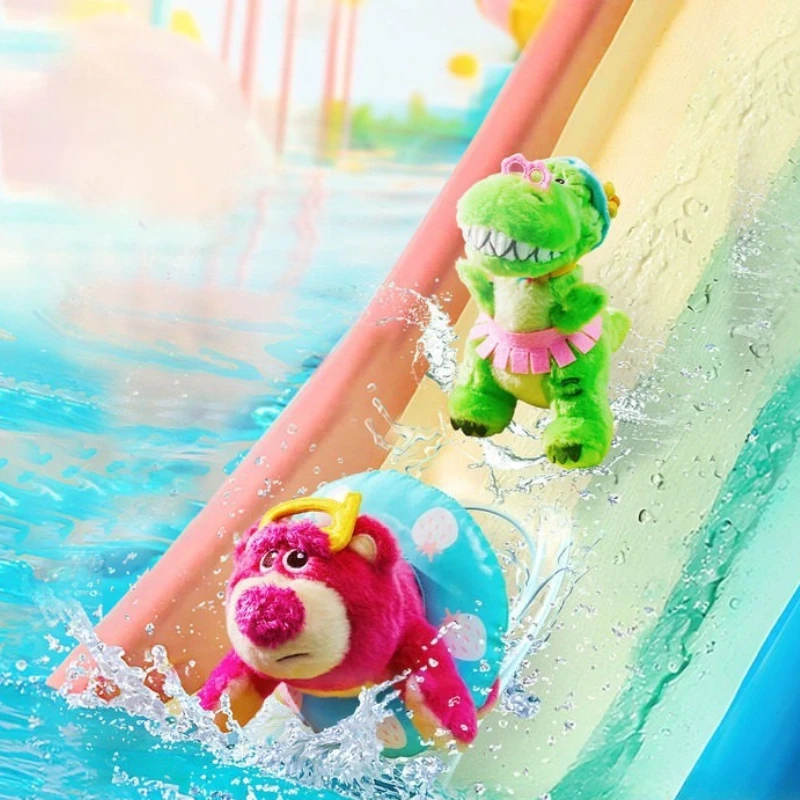 

Оригинальный брелок Disney Toy Story Summer Beach Series, милая мягкая плюшевая кукла-брелок для сумки, очаровательный подарок на день рождения, подвеска Лотсо