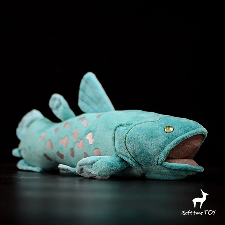 

Coelacanth High Fidelity Anime Cute Plushie Coelacanth Plush Toys Lifelike Animals Simulation Stuffed Doll Kawai Toy Gifts Kids