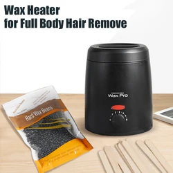 Wax Melting Machine Wax Heating Pot Wax Hair Removal Machine Wax Bean Machine SPA Body Epilator Paraffin Wax Pot for Travel SPA