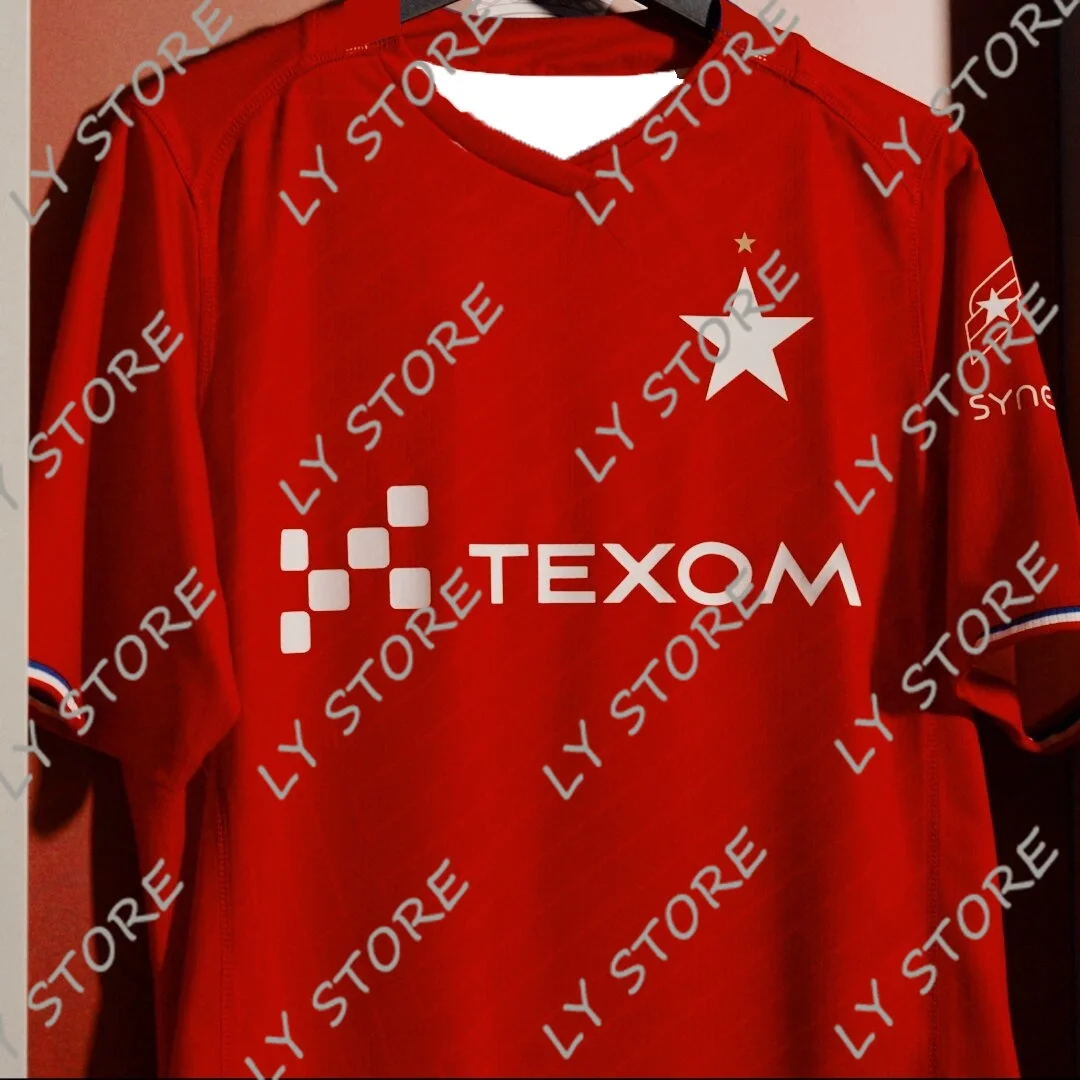 25-26 I League Polska Wis Krakow домашняя футбольная майка, осенняя спортивная футболка Dry Quick, мужская футболка, детская одежда, футболка Y2k Woman