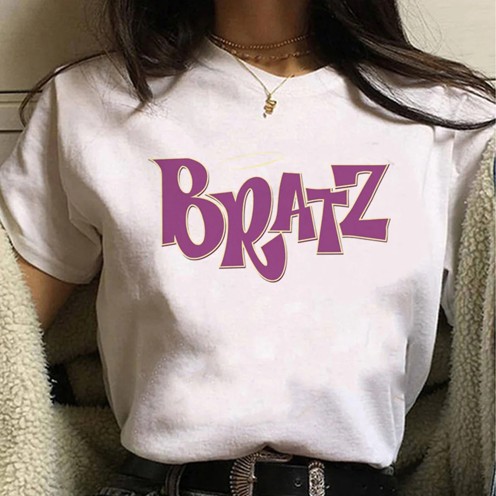 Bratz t-shirts women anime manga Japanese top female streetwear comic clothing