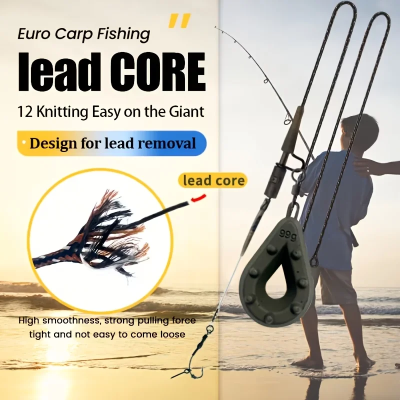 Flache Birnenförmige Inline-Bleiköder für Karpfenangeln, Vorgefertigte Bolt-Hair-Rigs mit Hohlblei-Sinker für Europäisches Karpfenangeln