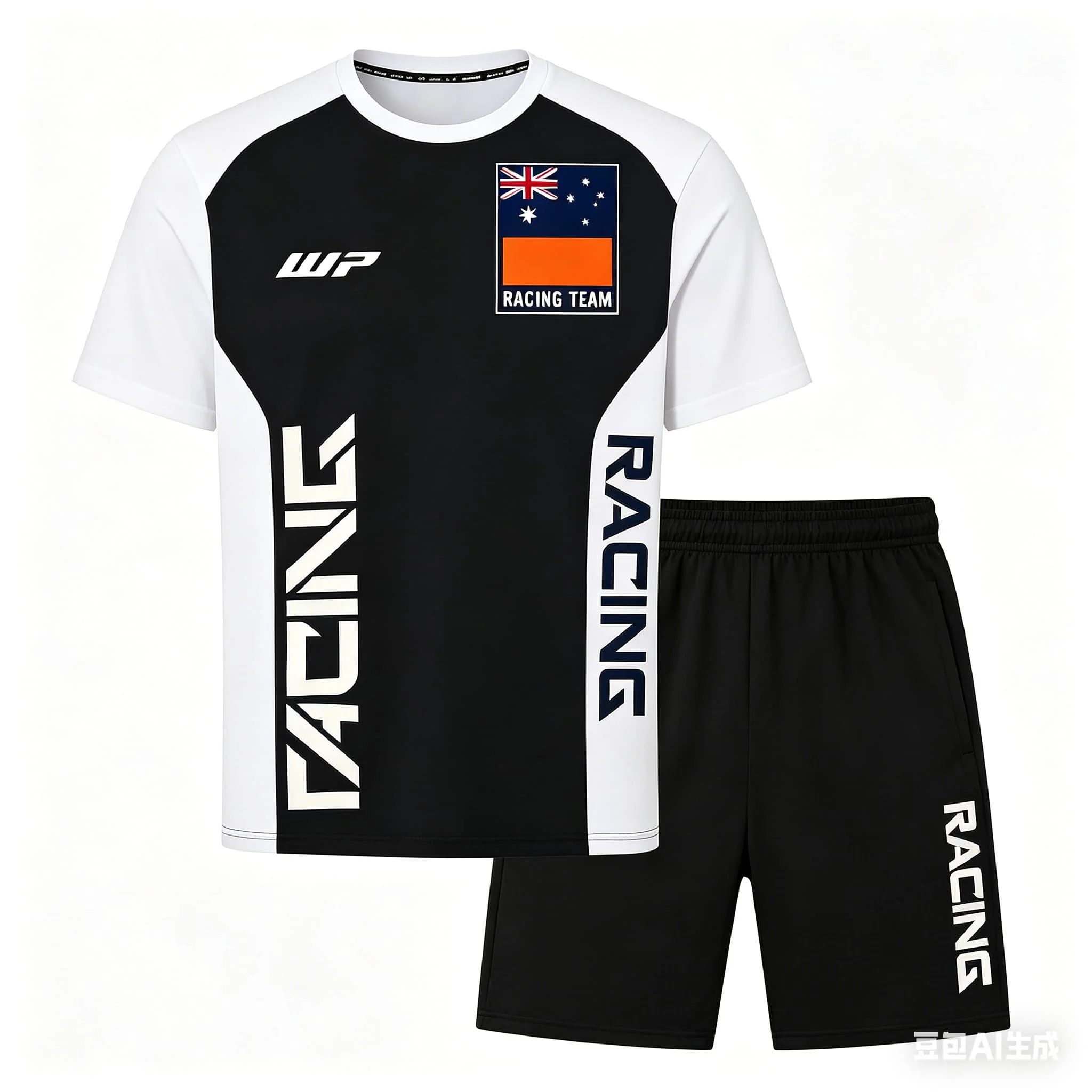 

Motorcycle Racing Fans TECH3 Team Uniform Men Women Summer Breathable O Neck Short Sleeve Sportswear Men Casual T-shirt Set