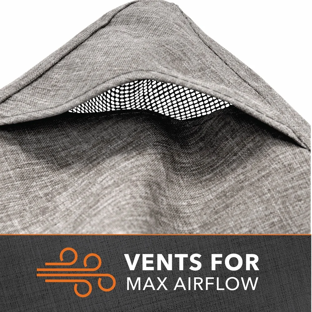 ร่มกันน้ํา Patio 21x8x73 นิ้วทนทานสภาพอากาศเทปตะเข็บ Air Vent ปิดซิปกลางแจ้งป้องกัน