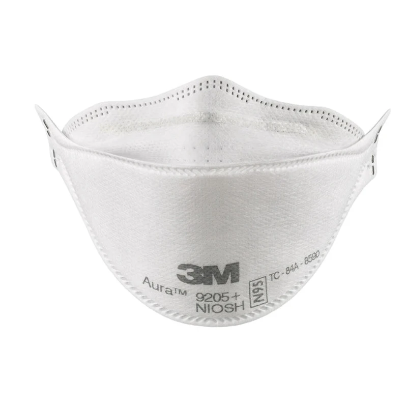 3M 9205+ Aura N95 Particulate Respirator NIOSH Approved Anti Toxic Powder Dust Industry