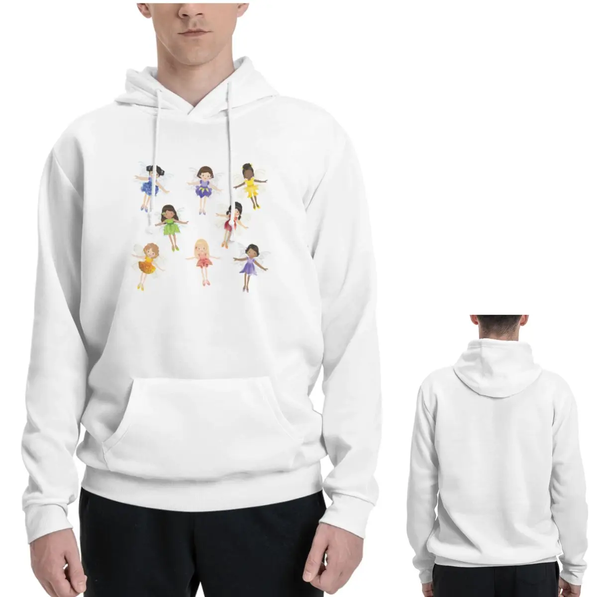 Fairies Flying Hoodies Men's Women Casual Pullover Sweatshirts Harajuku Long Sleeve Clothing Autumn Winter