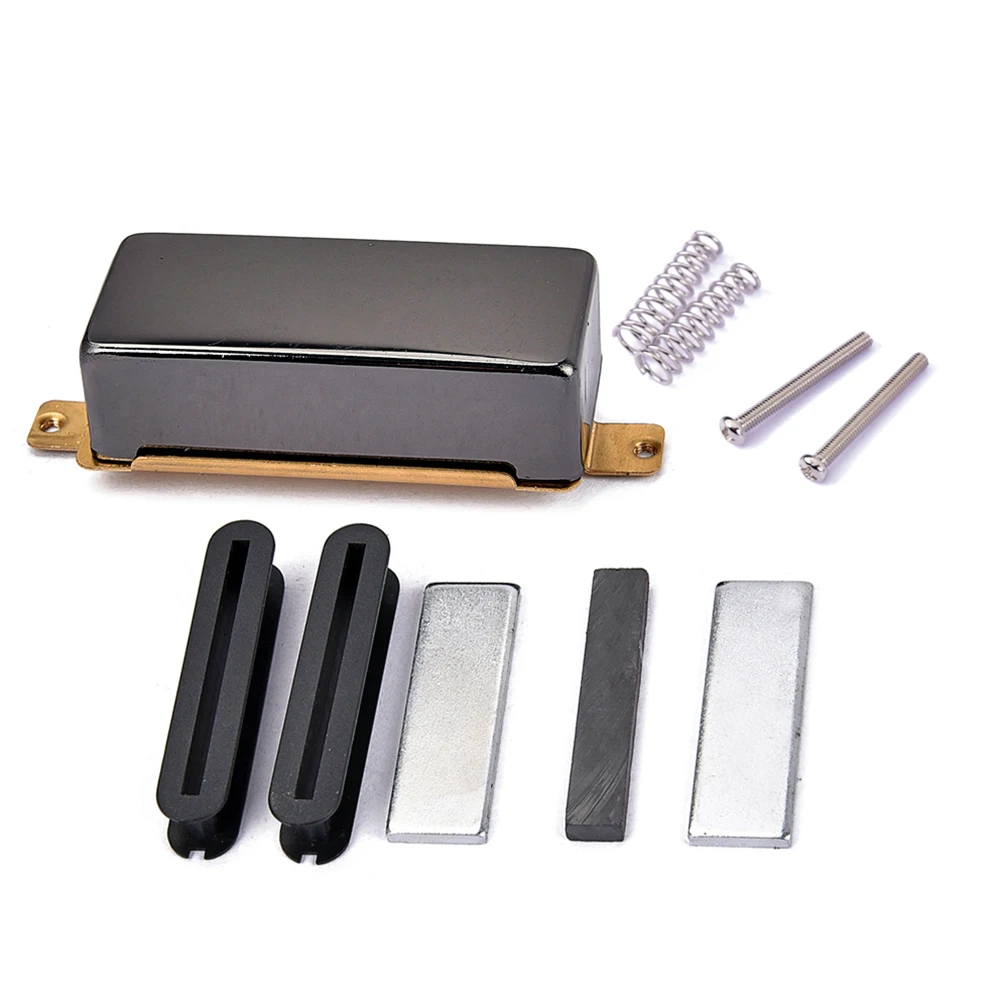

Copper Humbucker Pickup Mounting Kit Guitar Neck Pickup Base Plate Slug Bobbins Cover for Style Electric Guitar