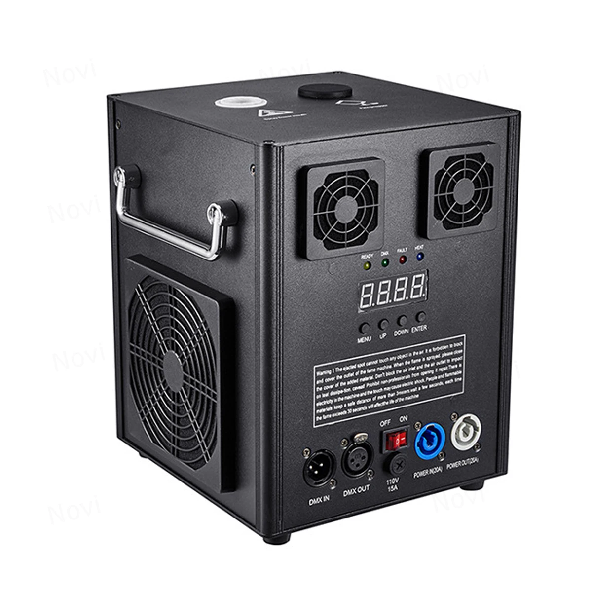 Cold Spark Machine Flame Fireworks Sparkler 600W Upward Inclined with Wireless Remote and DMX512 Control for Wedding Party